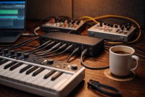 Jeg opdagede først min MIDI-fejl, da hi-hatten svingede værre end min kaffehånd