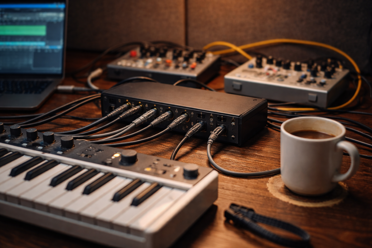 Jeg opdagede først min MIDI-fejl, da hi-hatten svingede værre end min kaffehånd