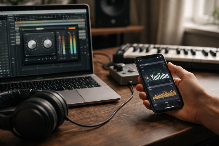 YouTube gør din master pænere (og fladere): Sådan rammer du loudness uden at miste punch