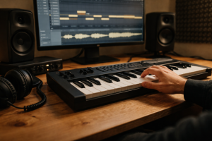 MIDI der rammer, ikke halter