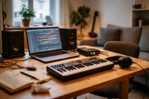 Musikproduktion for begyndere: fra første idé til færdigt track