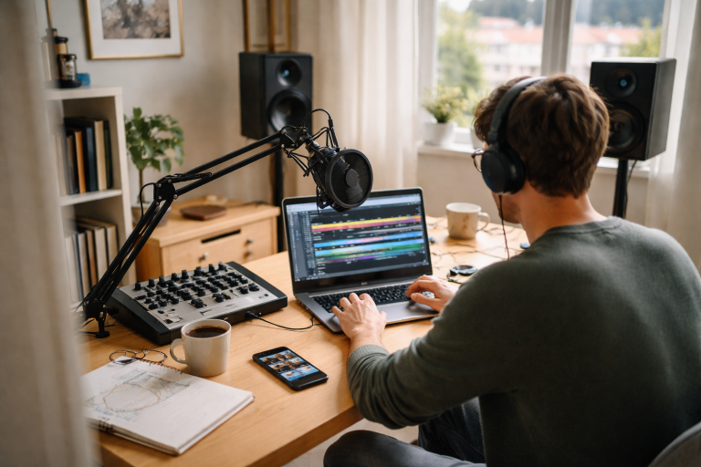 Podcasting i Danmark: tal, statistik og trends i 2026