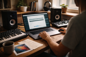 Sådan udgiver du din egen musik i Danmark: distribution, ISRC, metadata og tjekliste
